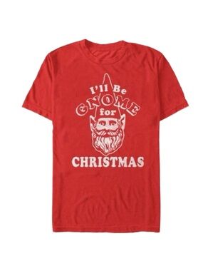 FIFTH SUN GNOME FIR CHRISTMAS T-SHIRT RED MEN SIZE XXL (NEW WITH TAGS) A27